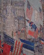 Childe Hassam Allies Day, May 1917 oil on canvas